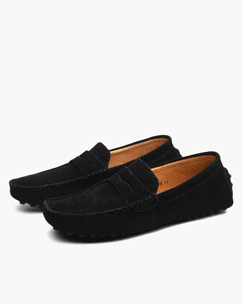 Old Money Suede Driver Loafers